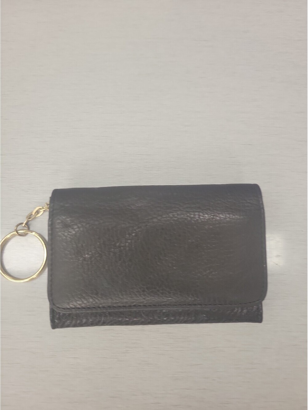 Wilson's Leather Black Coin/Credit Card Purse/Key Chain 3 Compartment